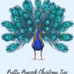 peacock christmas tree decorating ideas