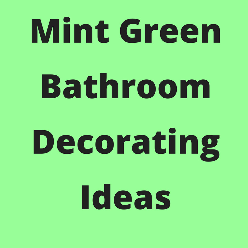 mint green bathroom accessories