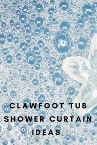 clawfoot tub shower curtain ideas